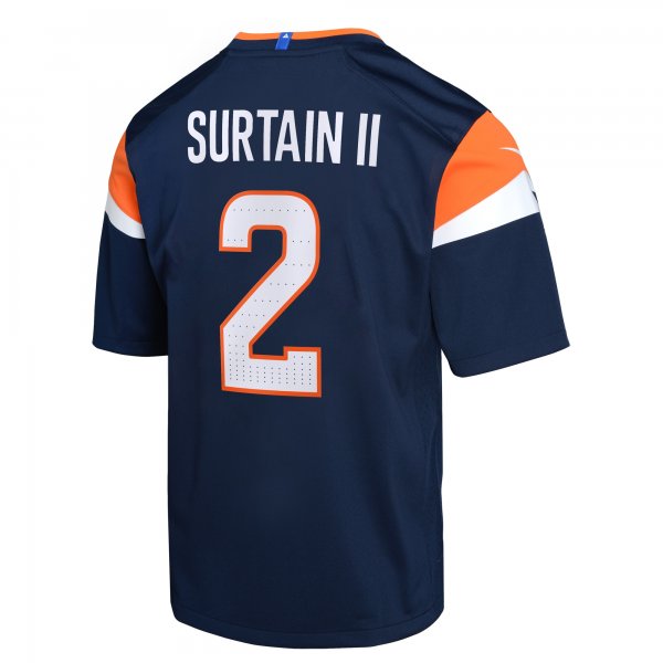 Youth Denver Broncos Patrick Surtain II Nike Navy Alternate Game Jersey