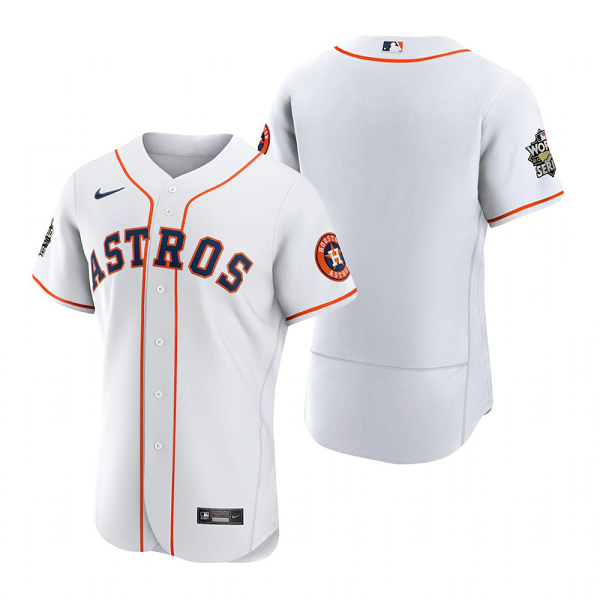 Men's Houston Astros White 2022 World Series Flex Base Jersey