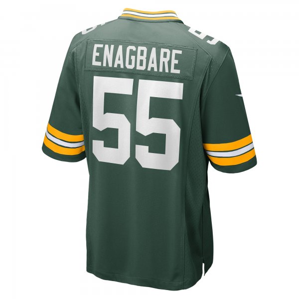 Men's Green Bay Packers Kingsley Enagbare Nike Green Game Player Jersey