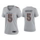 WoMen's Denver Broncos Randy Gregory Gray Atmosphere Fashion Game Jersey