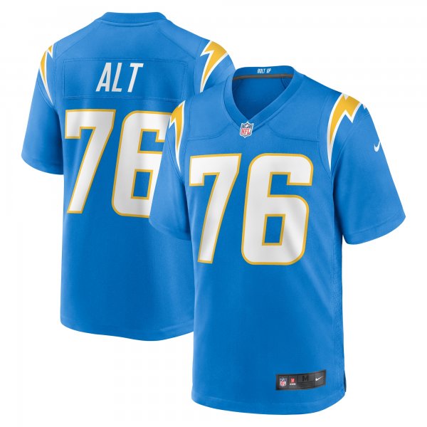 Men's Los Angeles Chargers Joe Alt Nike Powder Blue 2024 NFL Draft First Round Pick Player Game Jersey