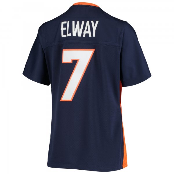 Women's Denver Broncos John Elway Mitchell & Ness Navy Legacy Replica Team Jersey