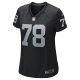 Women's Las Vegas Raiders Art Shell Nike Black Game Retired Player Jersey