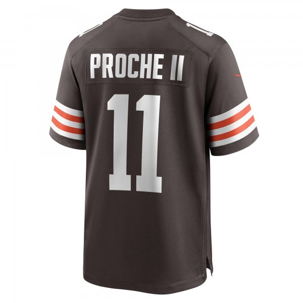 Men's Cleveland Browns James Proche II Nike Brown Game Jersey