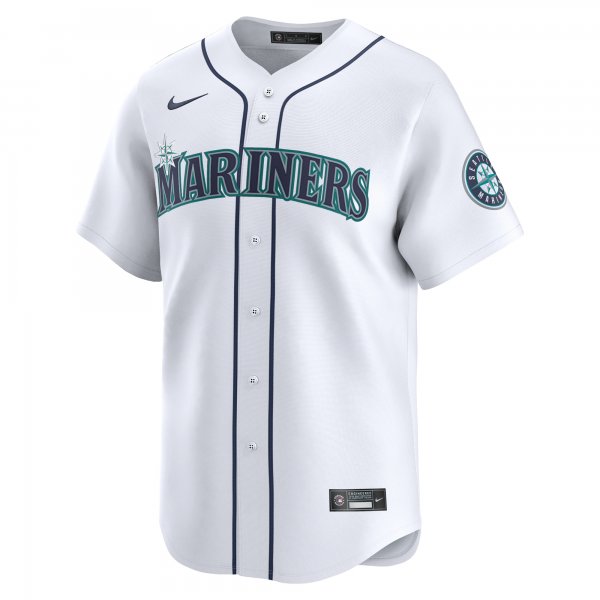 Men's Seattle Mariners Josh Rojas Nike White Home Limited Player Jersey