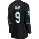 Women's San Jose Sharks Evander Kane Fanatics Black Alternate Premier Breakaway Jersey