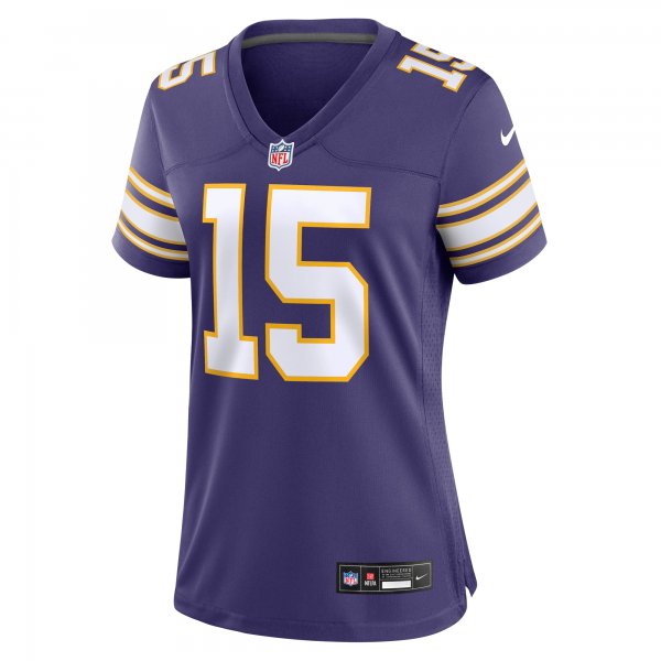 Women's Minnesota Vikings Joshua Dobbs Nike Purple Alternate Game Jersey