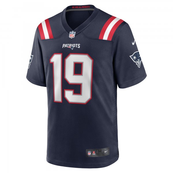 Men's New England Patriots Garrett Gilbert Nike Navy Home Game Player Jersey