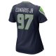 Women's Seattle Seahawks Mario Edwards Jr. Nike College Navy  Game Jersey