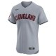 Men's Cleveland Guardians Nike Gray Road 2024 Jackie Robinson Day Elite Jersey