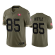 San Francisco 49ers George Kittle #85 Olive 2022 Salute To Service Limited Jersey