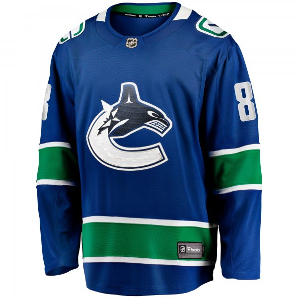 Men's Vancouver Canucks Conor Garland Fanatics Blue Home Breakaway Jersey