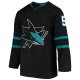 Men's San Jose Sharks Radim Simek adidas Black Alternate Jersey