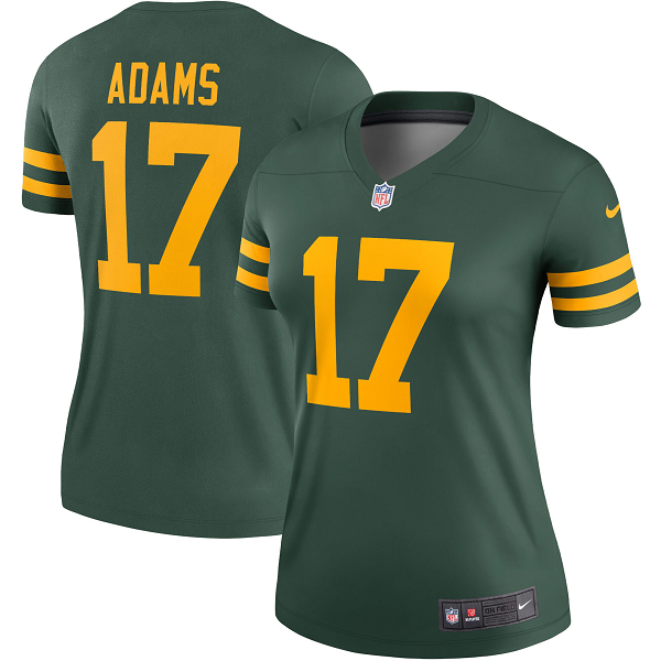 Nike Women's Green Bay Packers Davante Adams Green Alternate Game Player NFL Jersey