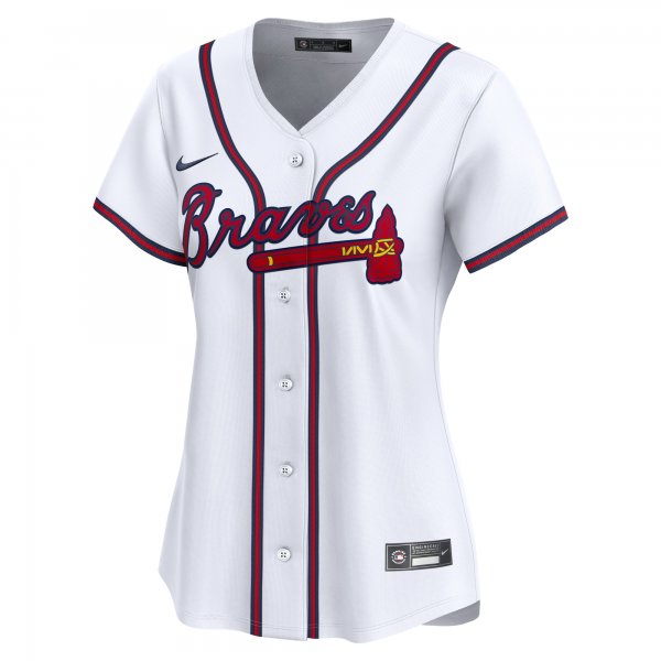 Women's Atlanta Braves Spencer Strider Nike White Home Limited Player Jersey