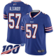 Buffalo Bills #57 Lorenzo Alexander Royal Blue Team Color Men's Stitched NFL 100th Season Vapor Limited Jersey