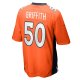 Men's Denver Broncos Jonas Griffith Nike Orange Game Jersey