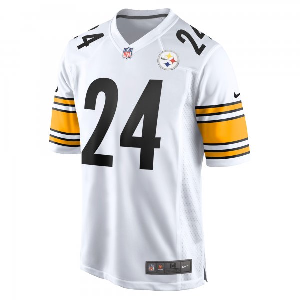 Men's Pittsburgh Steelers Joey Porter Jr. Nike White Away Game Jersey