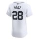 Men's Detroit Tigers Javier Baez Nike White Home Elite Player Jersey