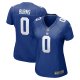 Women's New York Giants Brian Burns Nike Royal Game Player Jersey