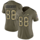 Nike Philadelphia Eagles #88 Dallas Goedert Olive/Camo Women's Stitched NFL Limited 2017 Salute to Service Jersey