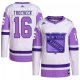 Youth New York Rangers #16 Vincent Trocheck Purple Fights Cancer Primegreen Adidas NHL Jersey