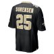 Women's New Orleans Saints Daniel Sorensen Nike Black Player Game Jersey