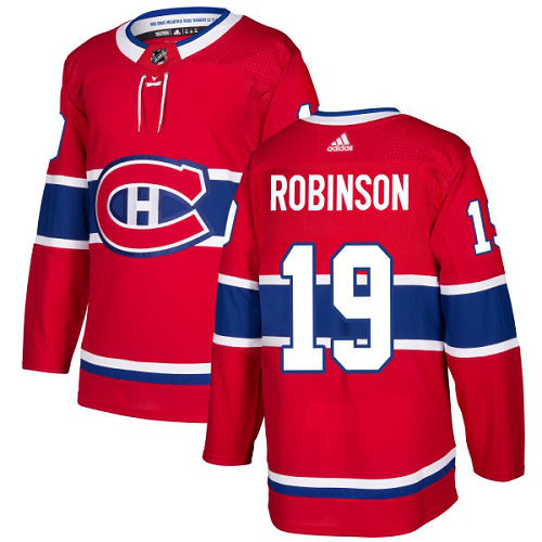 Adidas Montreal Canadiens #19 Larry Robinson Red Home Stitched NHL Jersey