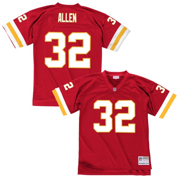 Men's Kansas City Chiefs Marcus Allen Mitchell & Ness Red 1994 Retired Player Legacy Replica Jersey