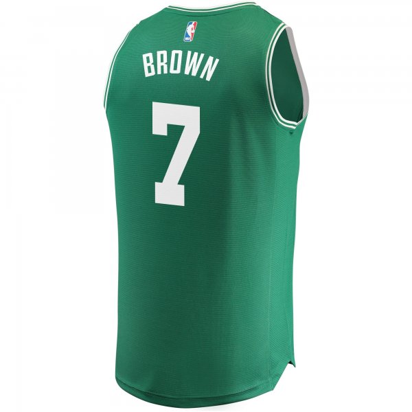 Youth Boston Celtics Jaylen Brown Fanatics Kelly Green Fast Break Player Jersey - Icon Edition