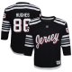 Youth New Jersey Devils Jack Hughes Black Alternate Replica Player Jersey