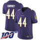 Baltimore Ravens #44 Marlon Humphrey Purple Team Color Men's Stitched NFL 100th Season Vapor Limited Jersey