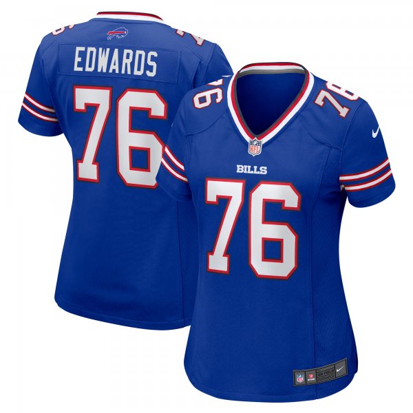 Women's Buffalo Bills David Edwards Nike Royal Game Jersey