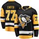 Men's Pittsburgh Penguins Jeff Carter Fanatics Black Home Breakaway Replica Jersey