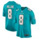 Men's Miami Dolphins Jevon Holland Nike Aqua Game Player Jersey