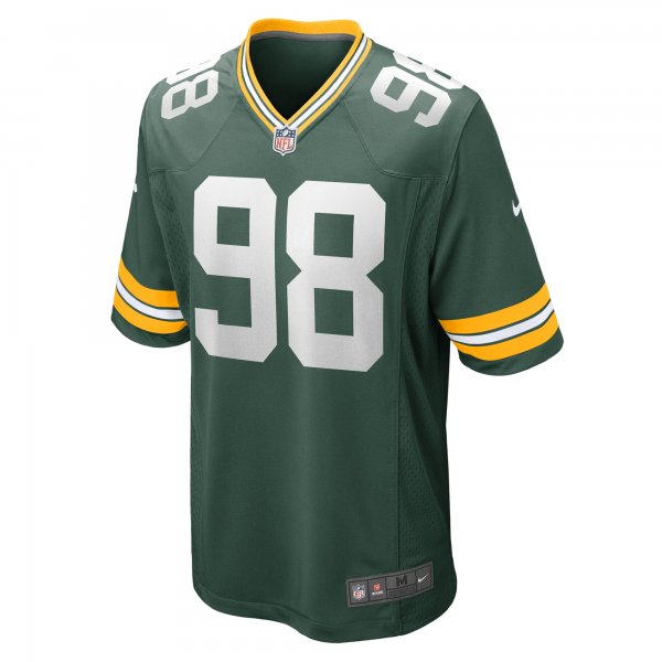 Men's Green Bay Packers Chris Slayton Nike Green Game Player Jersey