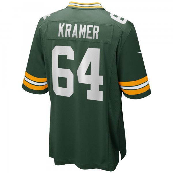 Men's Green Bay Packers Jerry Kramer Nike Green Game Retired Player Jersey