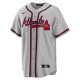 Men's Atlanta Braves Ronald Acuna Jr. Nike Gray Road Replica Player Name Jersey