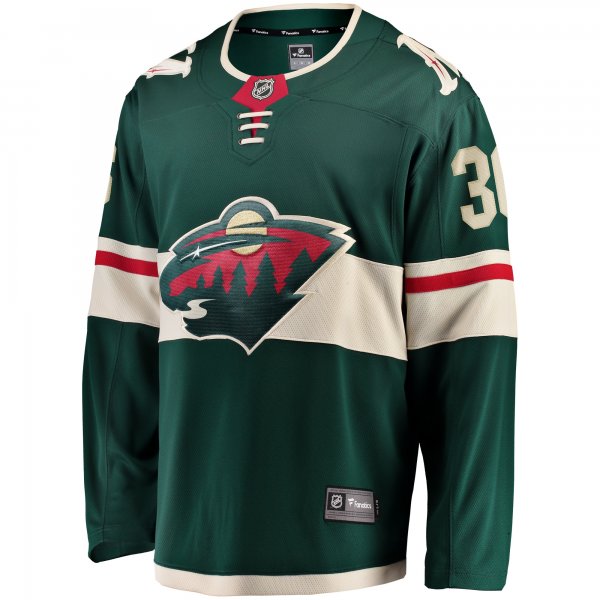 Men's Minnesota Wild Mats Zuccarello Fanatics Green Team Color Breakaway Player Jersey