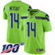 Men's Seattle Seahawks #14 D.K. Metcalf Green Stitched NFL Limited Rush 100th Season Jersey