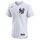 Men's New York Yankees Nike White Home Elite Custom Number Jersey