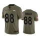 Men's Denver Broncos #88 Demaryius Thomas Olive 2022 Salute To Service Nike Player Limited NFL Jersey