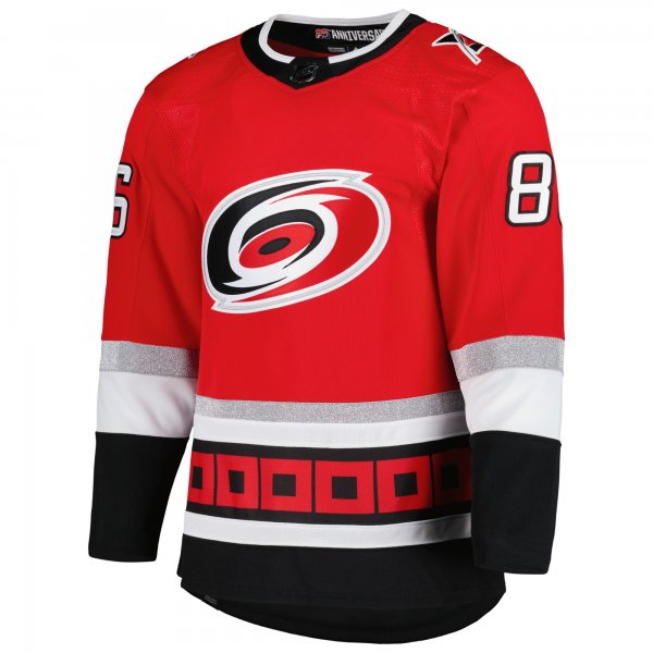 Men's Carolina Hurricanes Teuvo Teravainen adidas Red  Primegreen Player Jersey