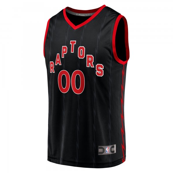 Men's Toronto Raptors Fanatics Black Fast Break Replica Custom Jersey - Statement Edition