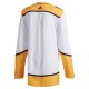 Men's Nashville Predators adidas White Away Jersey