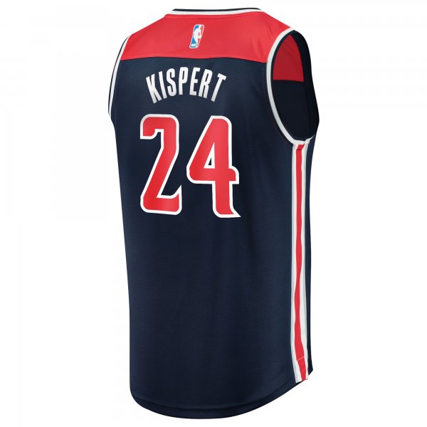 Men's Washington Wizards Corey Kispert Fanatics Navy Fast Break Replica Player Jersey - Statement Edition