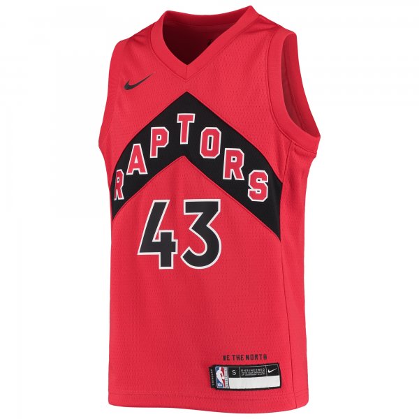 Youth Toronto Raptors Pascal Siakam Nike Red Swingman Jersey - Icon Edition