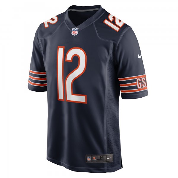 Men's Chicago Bears Velus Jones Jr. Nike Navy Game Player Jersey