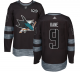 Adidas San Jose Sharks #9 Evander Kane Black 1917-2017 100th Anniversary Stitched NHL Jersey