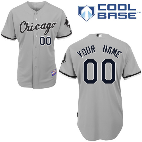 Chicago White Sox Personalized Grey MLB Jersey (S-3XL)